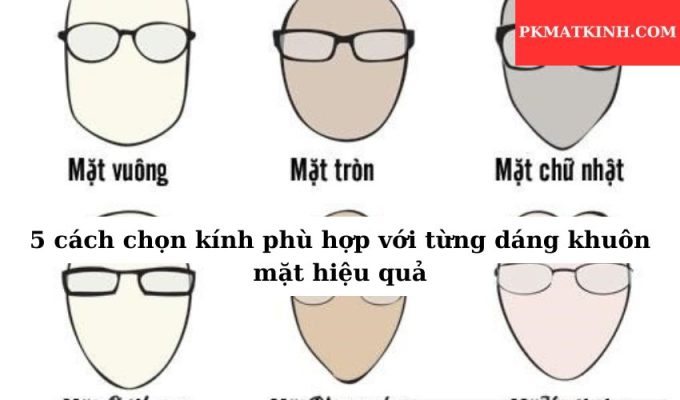 5 cách chọn kính phù hợp với từng dáng khuôn mặt hiệu quả